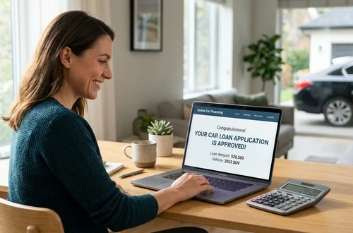 Friendly auto loan advisor ready to assist